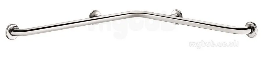 [5121P2] Barre de douche equerre  32 750x750 mm inox poli bril.