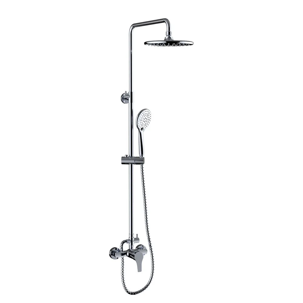 [CHR61877] Colonne de douche " GO! " (douche de tête, + douchette 3 jets) + mitigeur mécanique