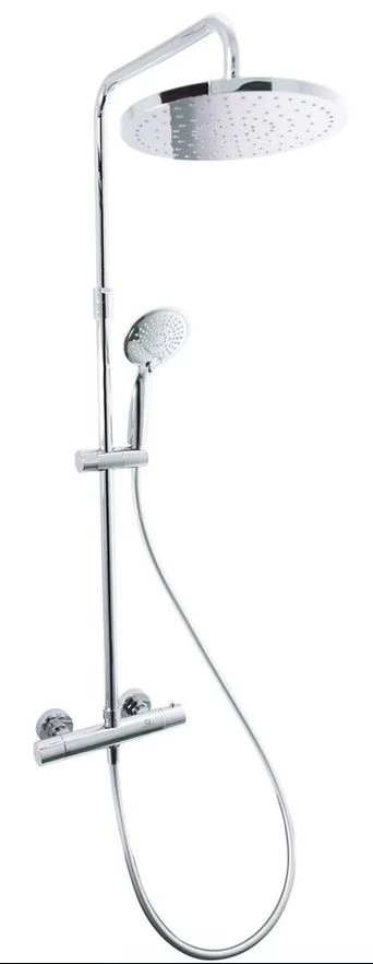 Colonne de douche " Sodi " (douche de tête, à main 5 jets) + mitigeur thermostatique