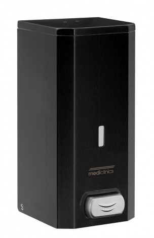 Distributeur de savon liquide - inox mat noir 1.5 litre