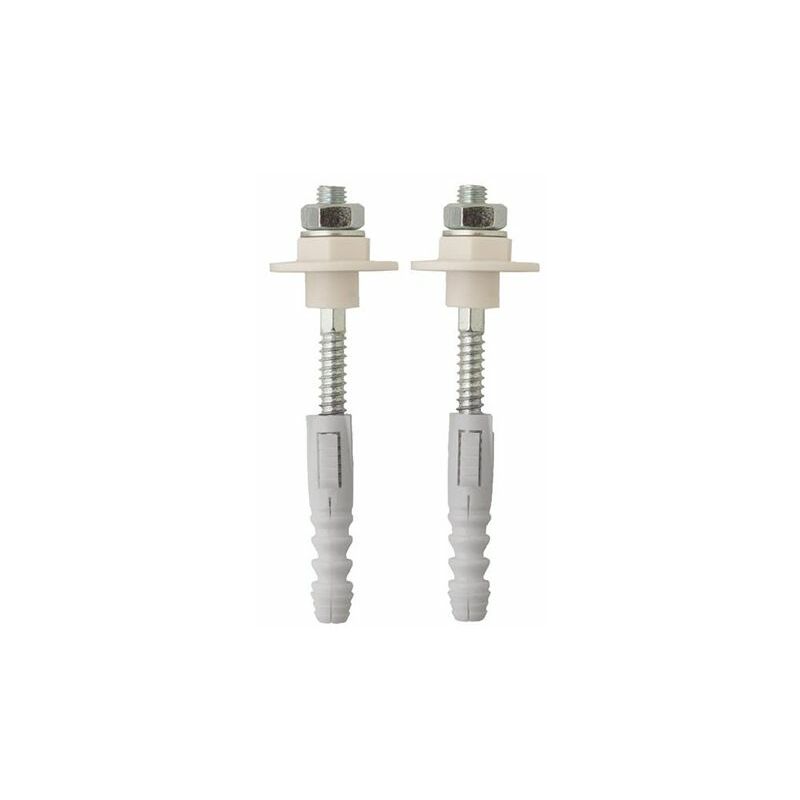 Fixation lavabo 10x110 (paire) - acier zingué