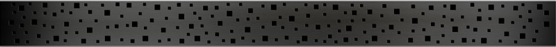 Grille inox noire mat seule "Square" pour caniveau douche - Lg 350mm