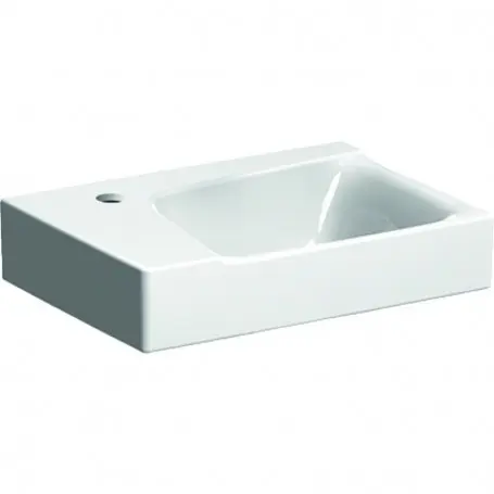 [500.528.01.1] Lave-mains " Xeno² " asymétrique - 40x23 - Sans Trop Plein - cuve a droite