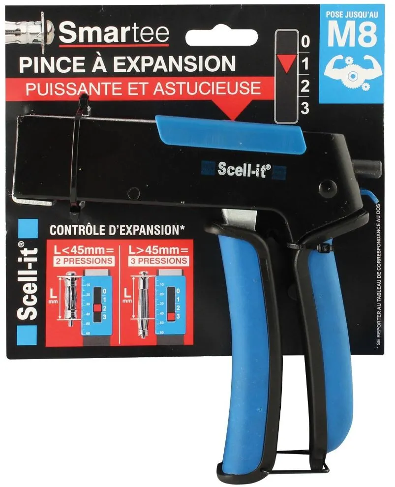 [ART01948] Pince a expansion SMARTEE pour chevilles placo de M4 - M8