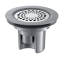 Siphon douche en pvc a grille inox Ø115 SV Ø 40 - pour sol souple