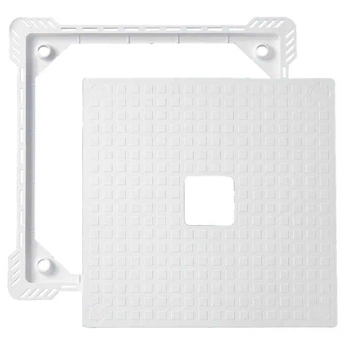 [2069] Trappe de visite baignoire en PVC blanc 350x350