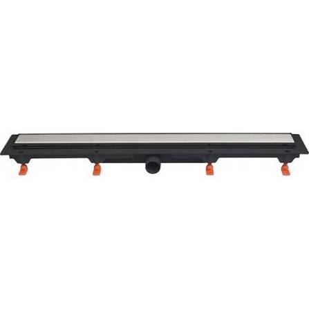 Caniveau + grille inox 65cm